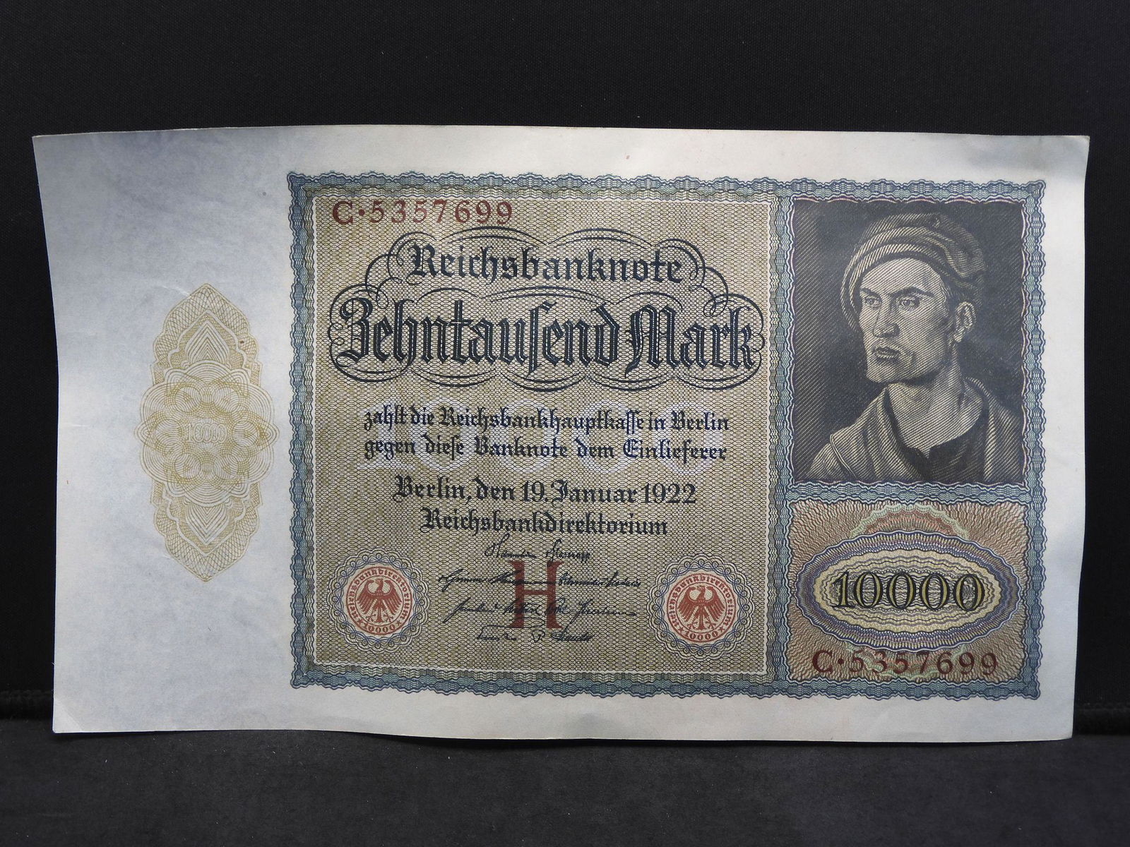 1922 Germany Weimar Republik 10,000 Mark (1 of 3)