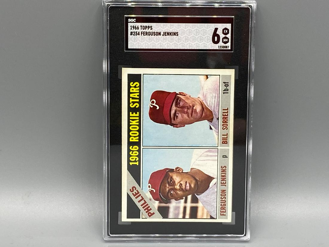 1966 Topps Ferguson Jenkins #254 Rookie SGC 6 HOF (1 of 2)