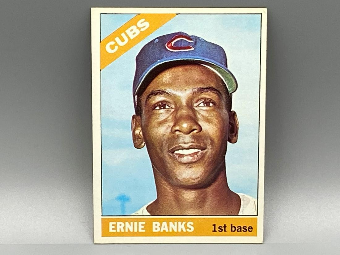 1966 Topps Ernie Banks #110 HOF: 1966 Topps Ernie Banks #110 HOF