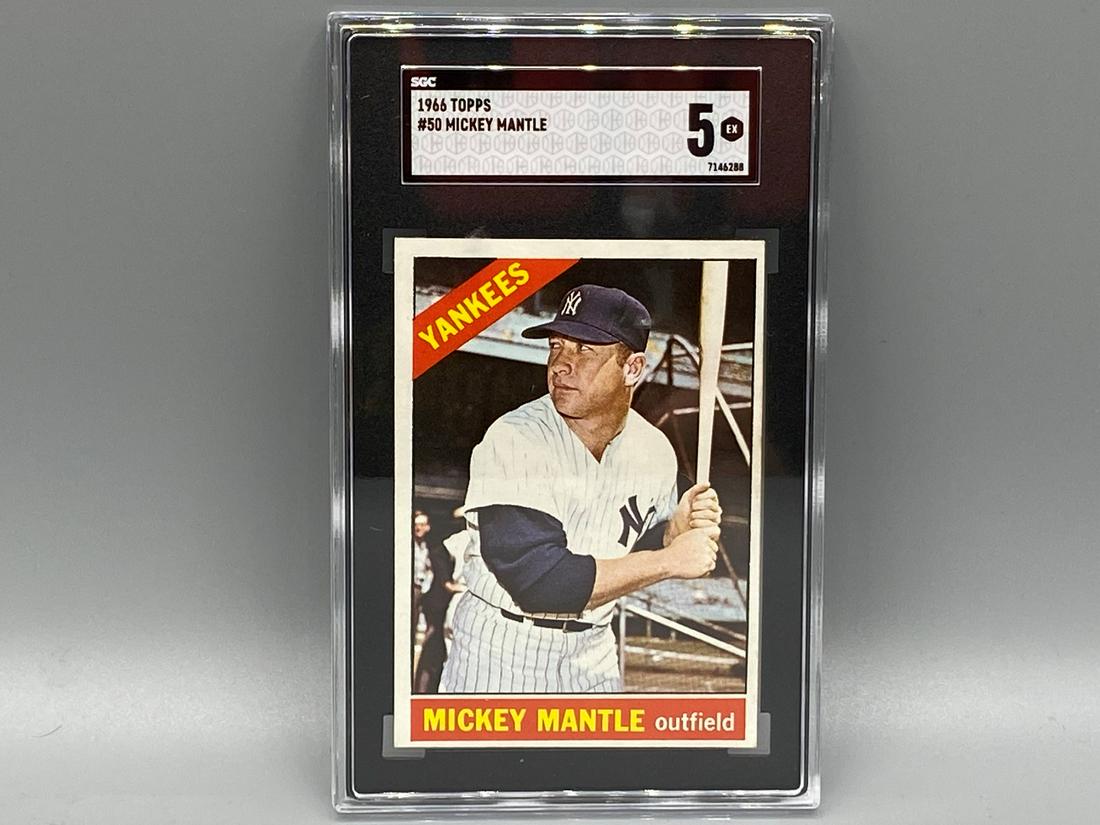 1966 Topps Mickey Mantle #50 SGC 5 (1 of 2)