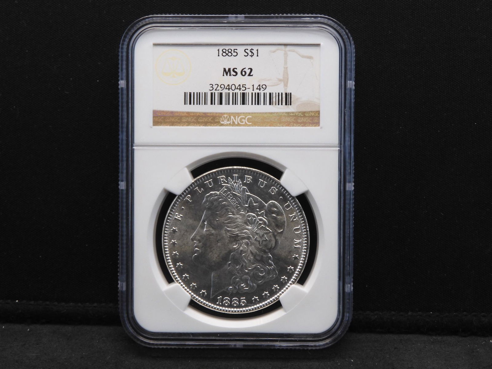 1885 NGC MS62 Morgan Silver Dollar (1 of 4)