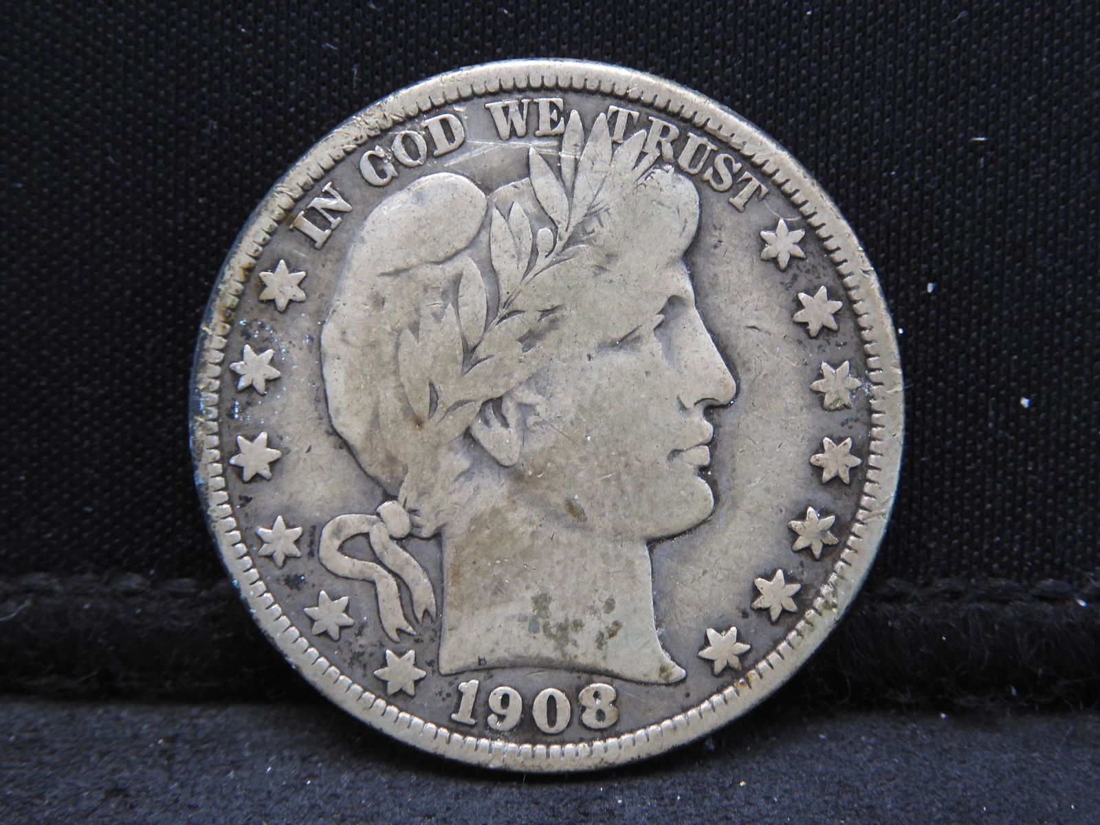 1908-O Barber Silver Half Dollar (1 of 2)