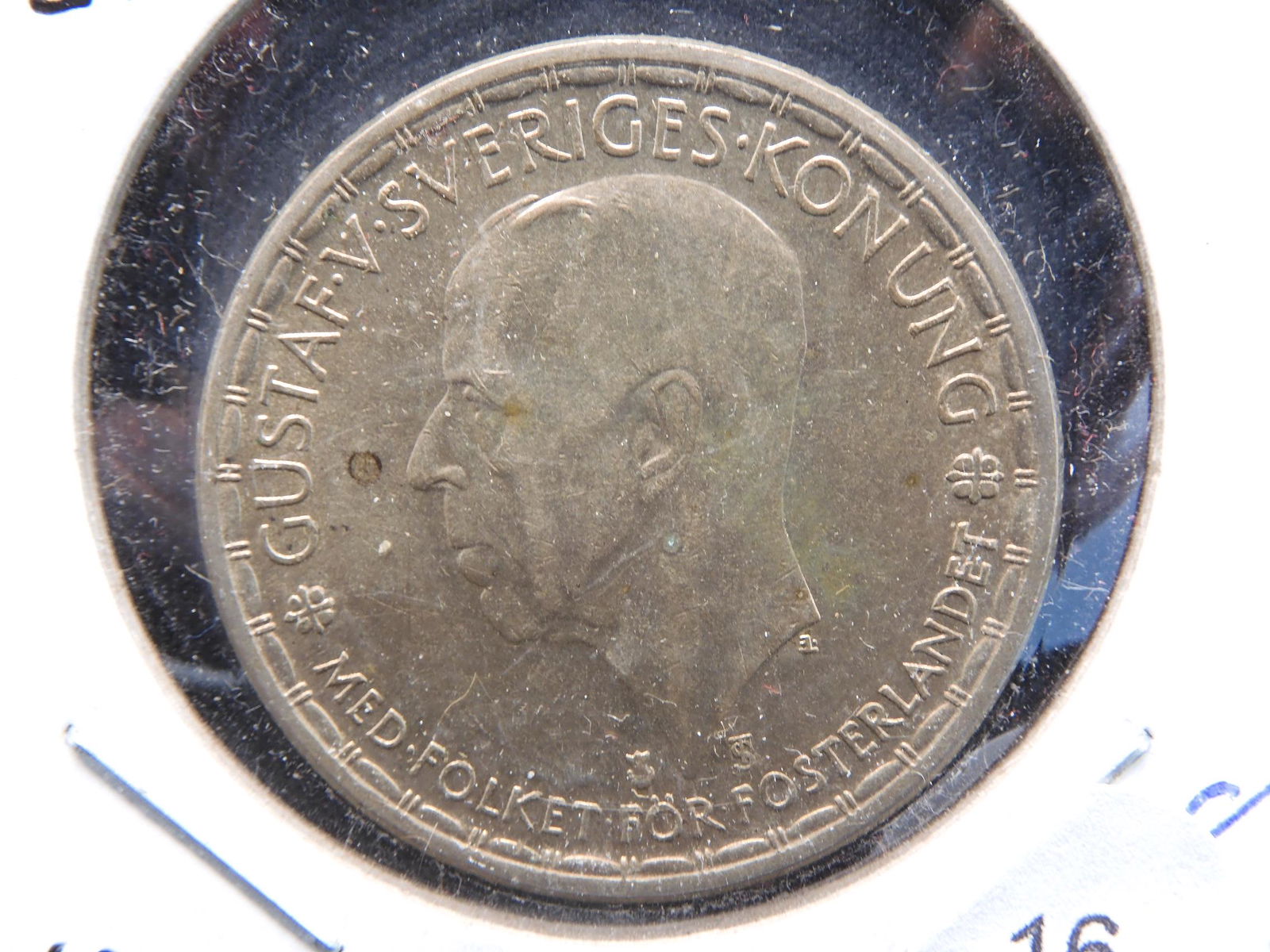 1950 Sweden 2 KR.  Extremely Fine.  Silver (1 of 3)