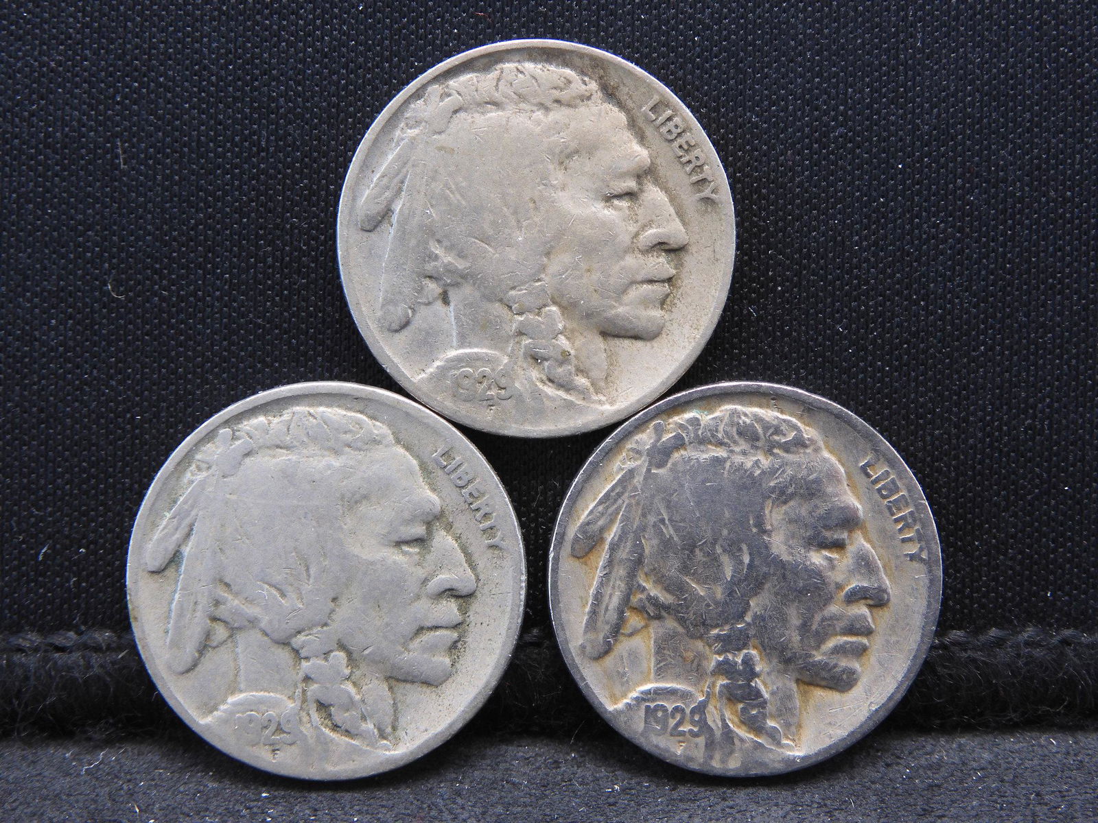 1929 PDS Full Date Buffalo Nickels. (1 of 2)