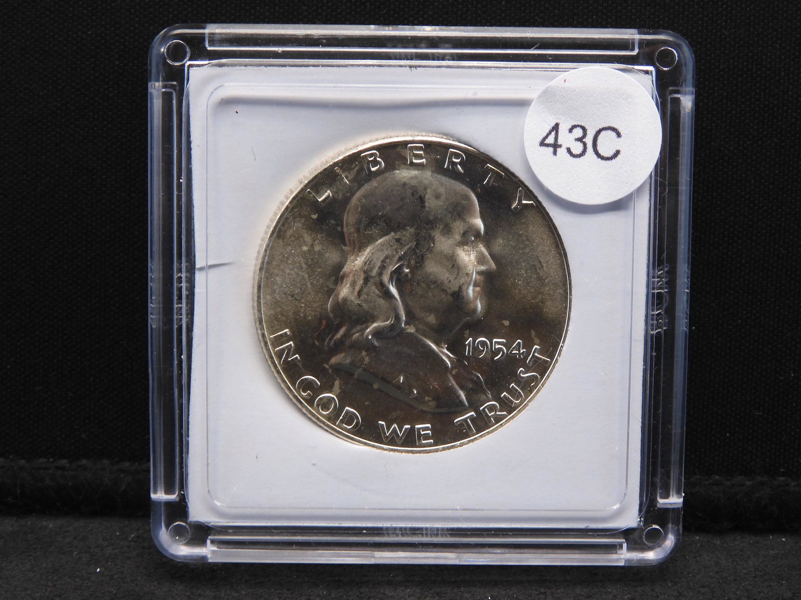 1954 D Franklin Half Dollar Unc SHARP (1 of 4)