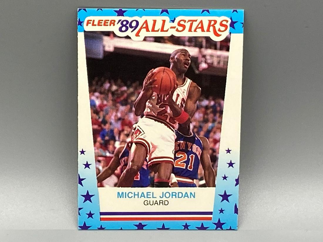 1989 Fleer Sticker Michael Jordan #3 (1 of 2)