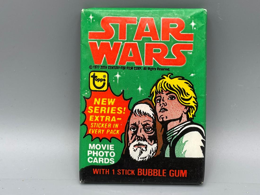 1977 Topps Star Wars Series 4 Unopened Wax Pack - (1 of 2)