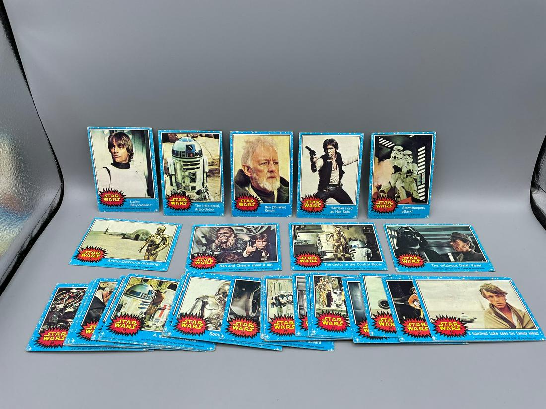 1977 Topps Star Wars Series 1 Lot of 36 Cards Including (1 of 5)