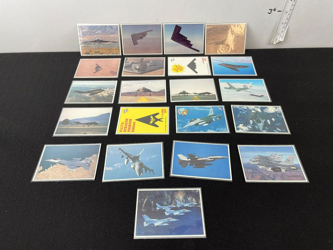 1990 Top Pilot Lot of 16 Aircraft Cards - Stealth (1 of 6)