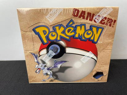 1999 Pokemon Fossil Factory Sealed Unopened 36 Pack: 1999 Pokemon Fossil Factory Sealed Unopened 36 Pack Booster Box - Extremely Tough to Find Box