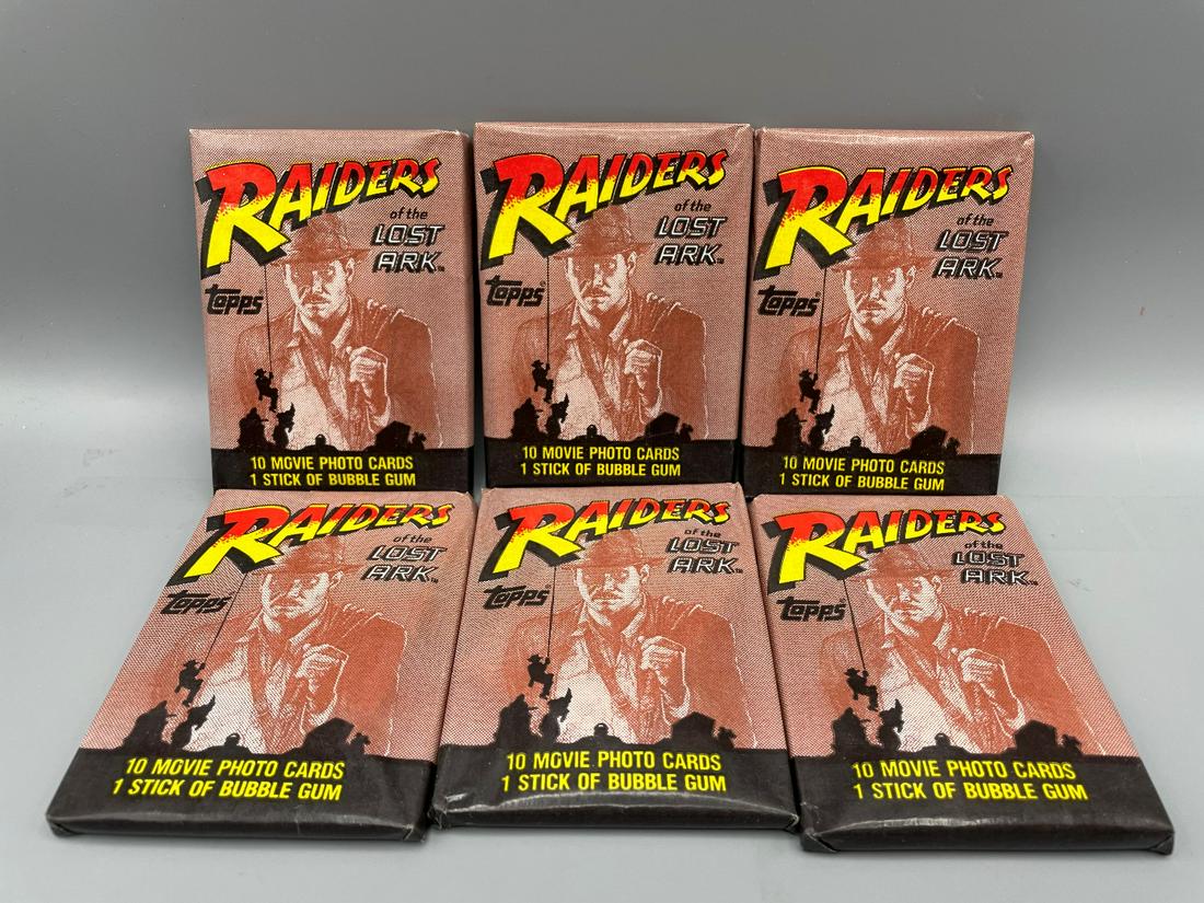 1981 Topps Indiana Jones Raiders of the Lost Ark Lot of (1 of 2)