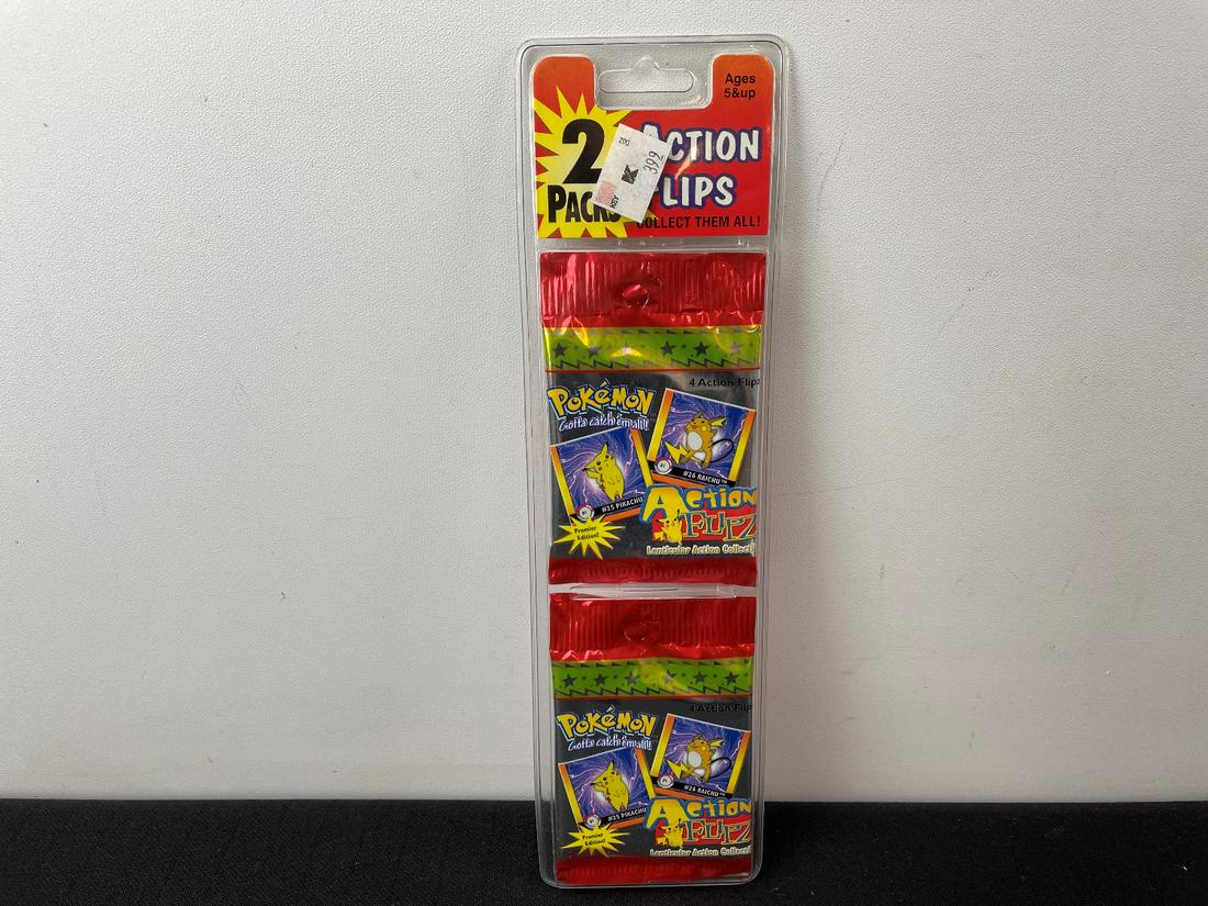 1999 Artbox Pokemon Action Flipz Unopened Packs Lot of (1 of 3)