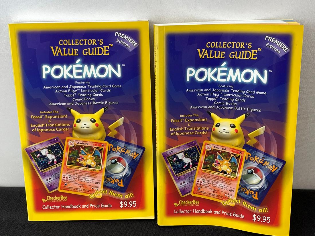 1999 CheckerBee Pokemon Collector's Value Guide Lot of (1 of 3)