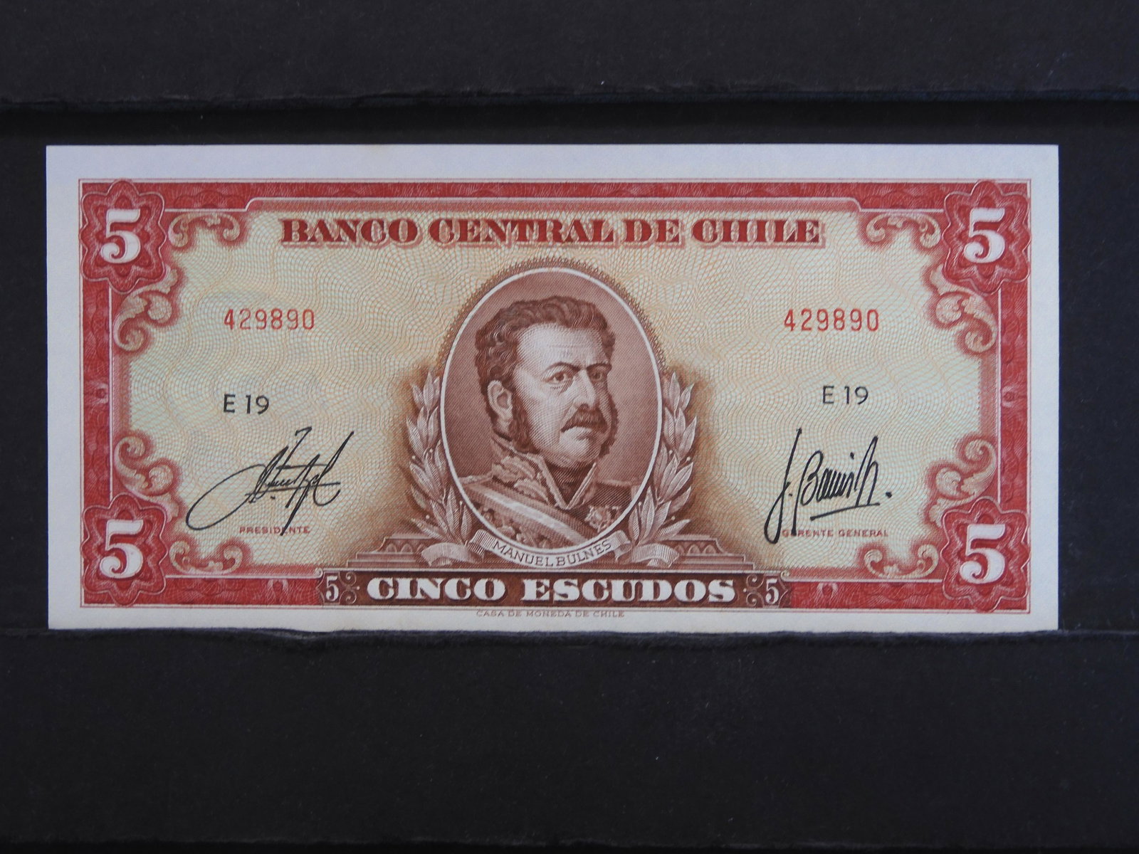 1970 5 Escudos From Chile: 1970 5 Escudos From Chile