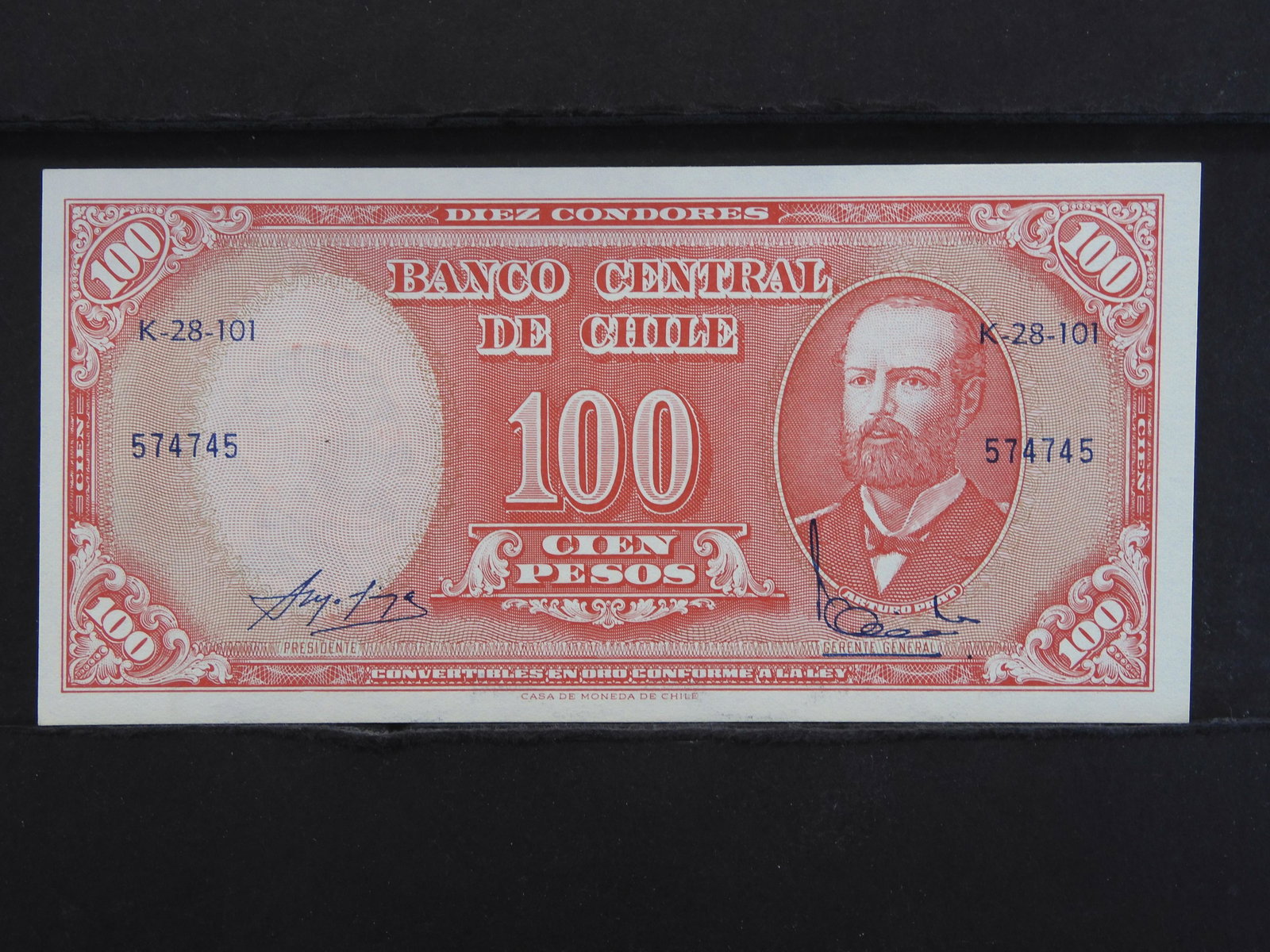 1960 100 Pesos From Chile: 1960 100 Pesos From Chile