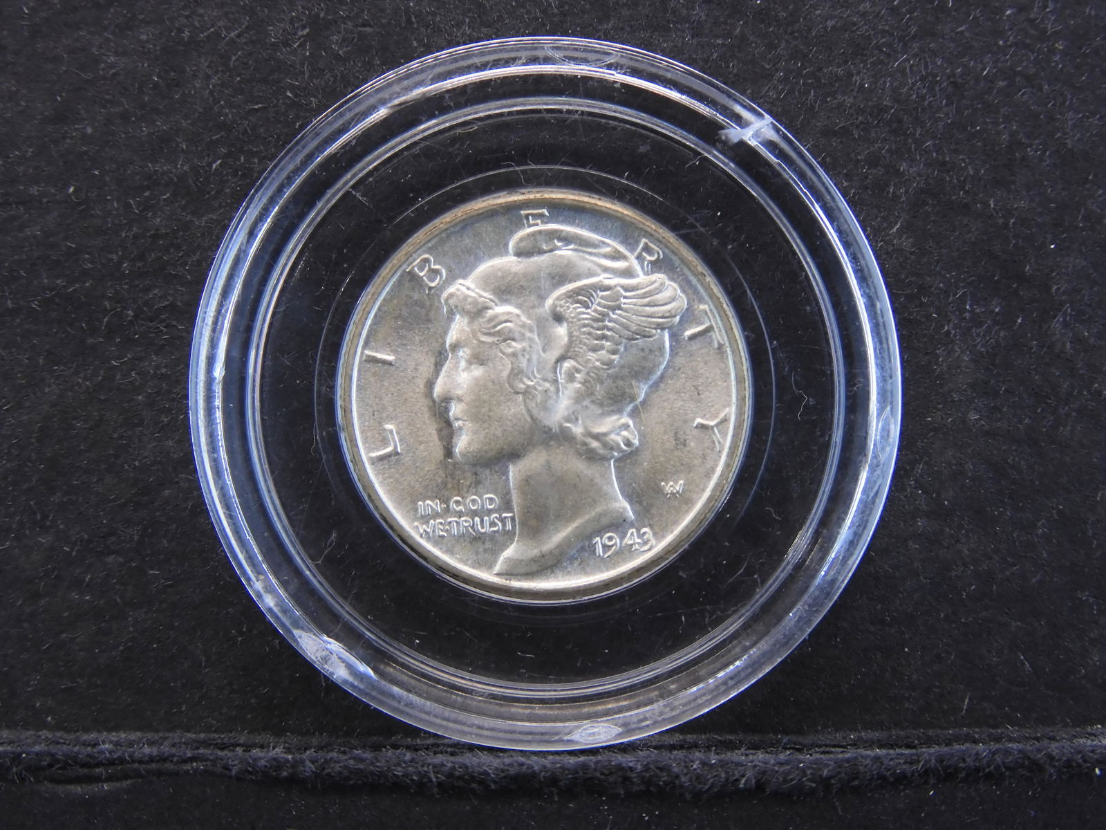 1943 Mercury Dime AU/BU (1 of 2)