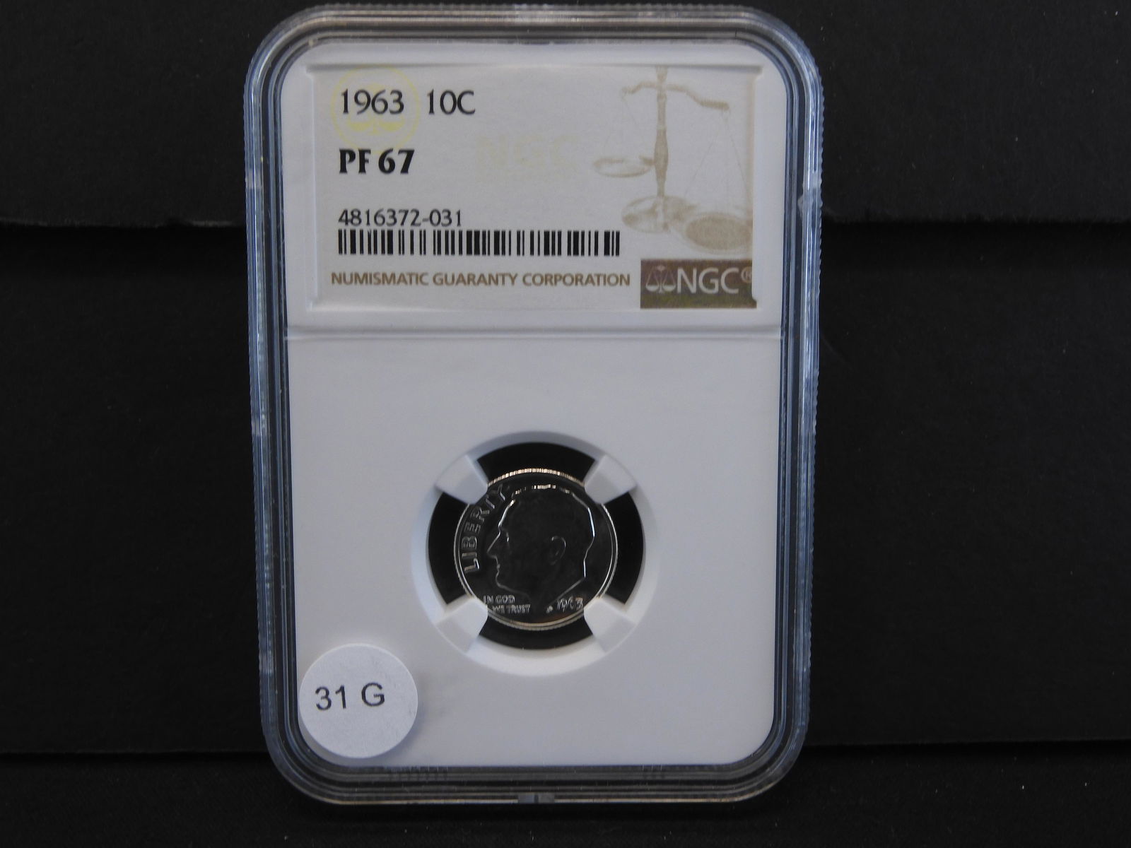 1963 Roosevelt Dime NGC PF67 (1 of 4)