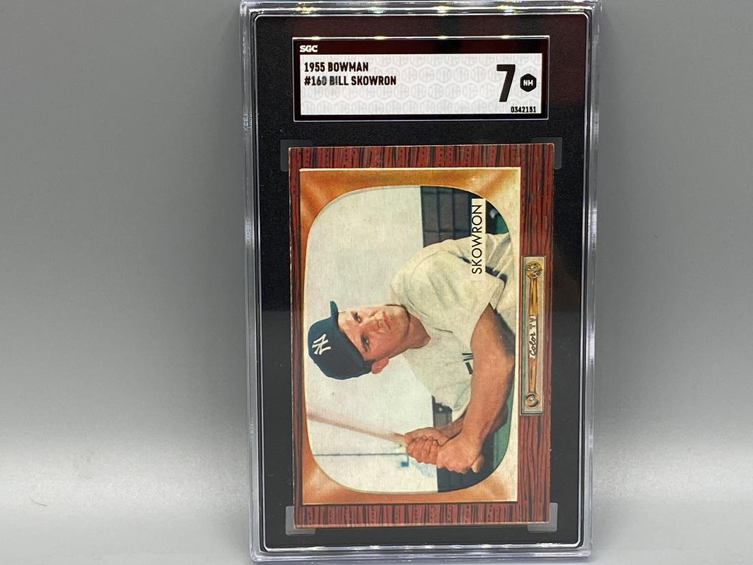 1955 Bowman Bill Skowron #160 SGC 7 NM (1 of 2)