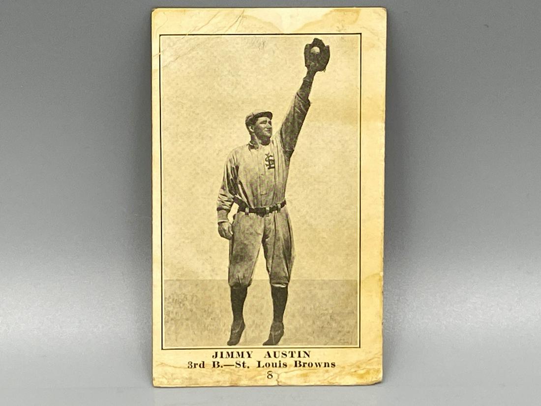 1917 Collins McCarthy Jimmy Austin #8 Rare Regional: 1917 Collins McCarthy Jimmy Austin #8 Rare Regional Issue