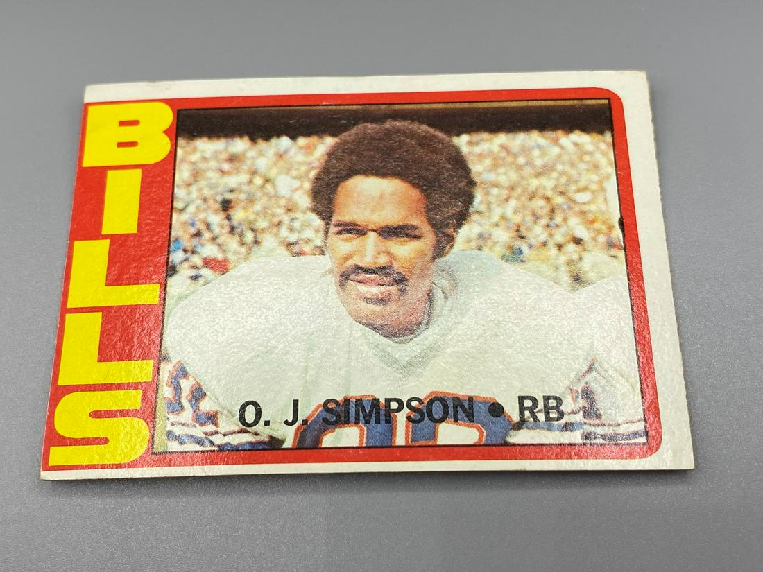 1972 Topps O.J Simpson #160 HOF (1 of 2)