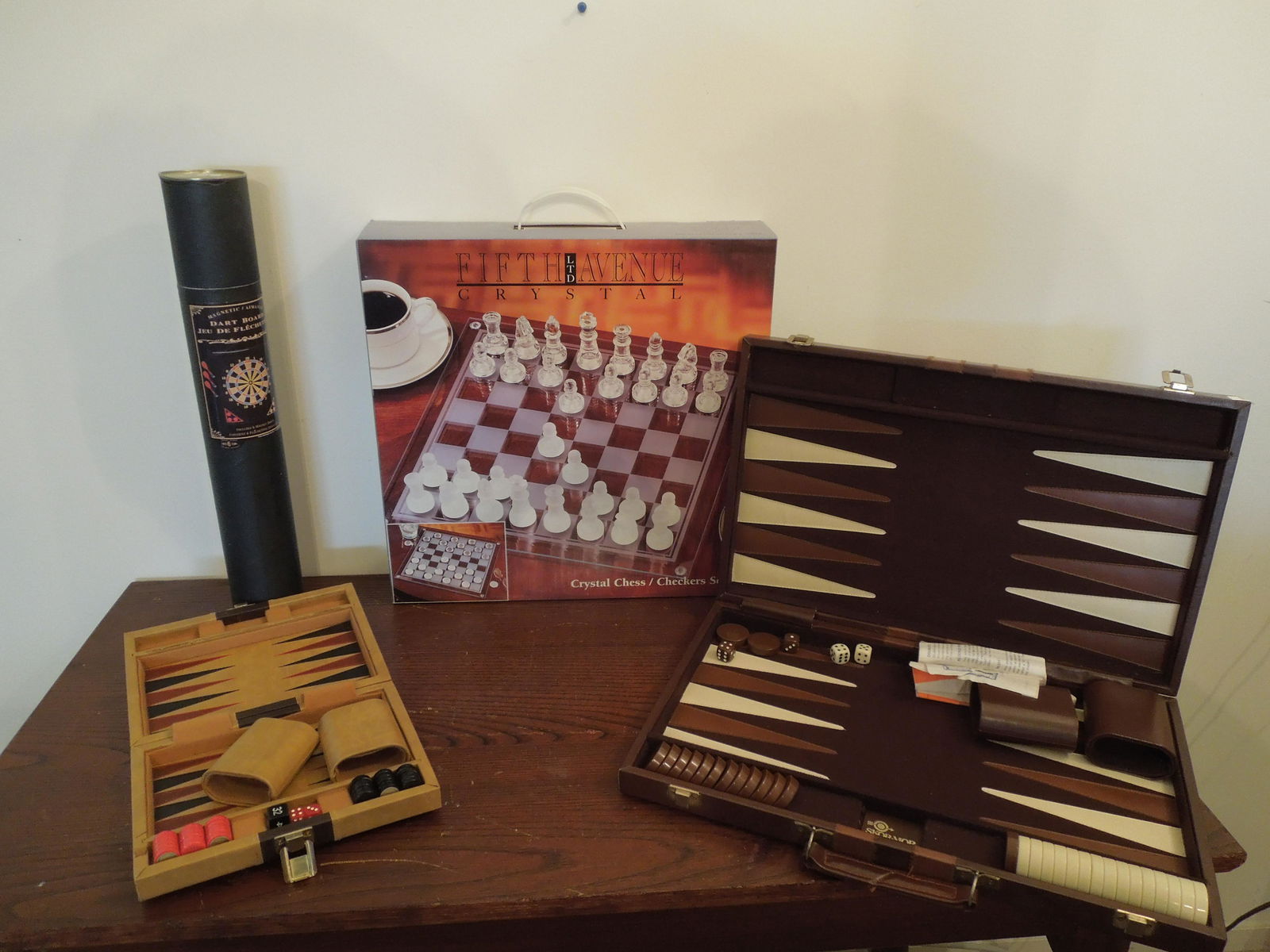 Backgammon Games, Crystal Chess & Checker Game, Dart (1 of 1)