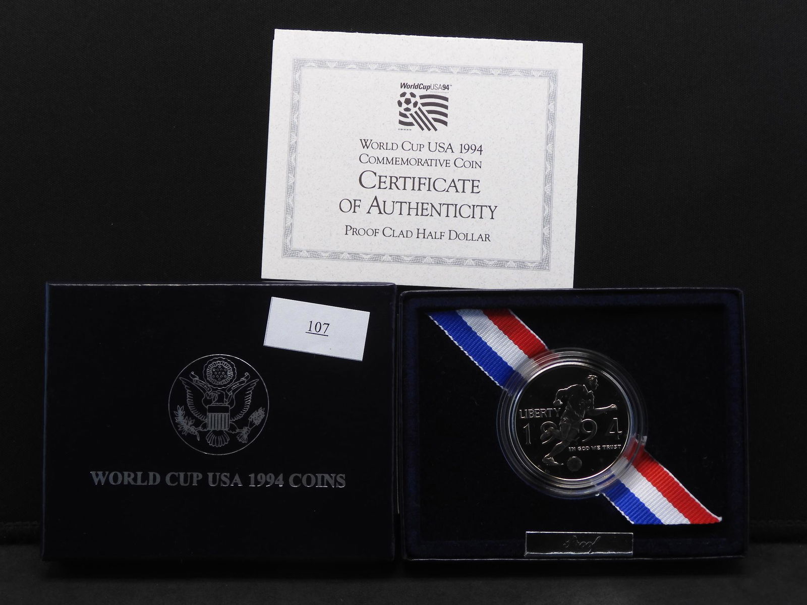 1994 USA World Cup Proof Half Dollar OGP (1 of 4)