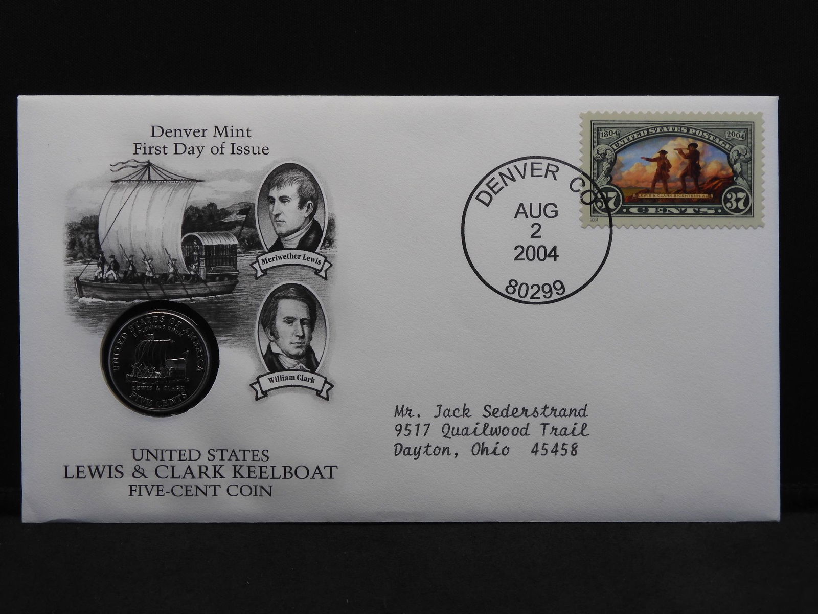 2004 U.S. Lewis & Clark Keelboat 5 Cent Nickle - Denver (1 of 5)