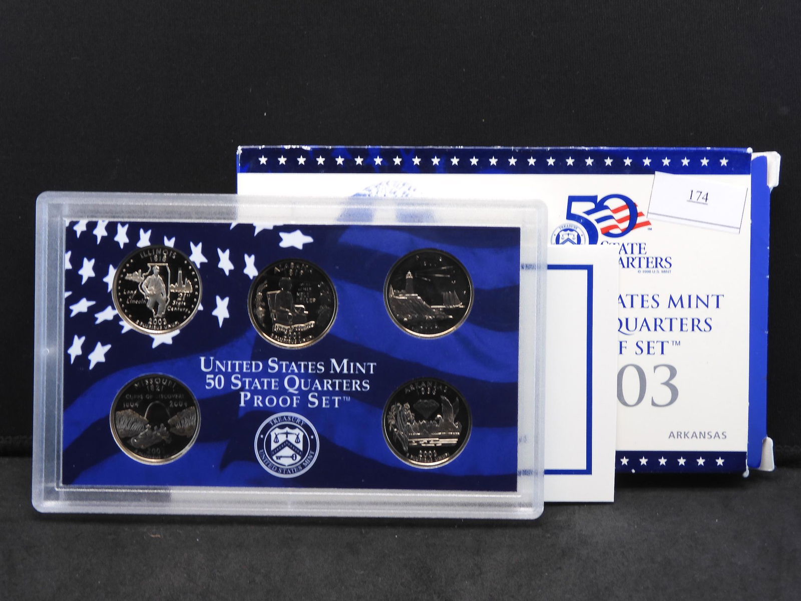 2003-S U.S. Statehood 5 Quarter Proof Set OGP (1 of 4)