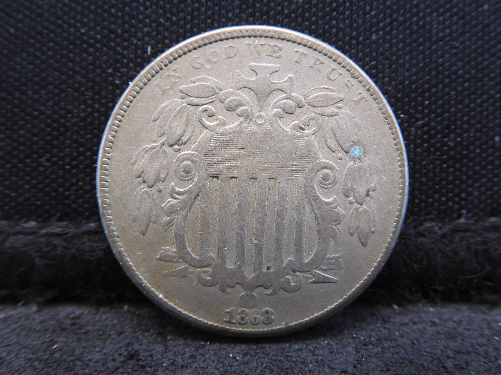1868 Shield Nickel - Fine+ Condition (1 of 2)