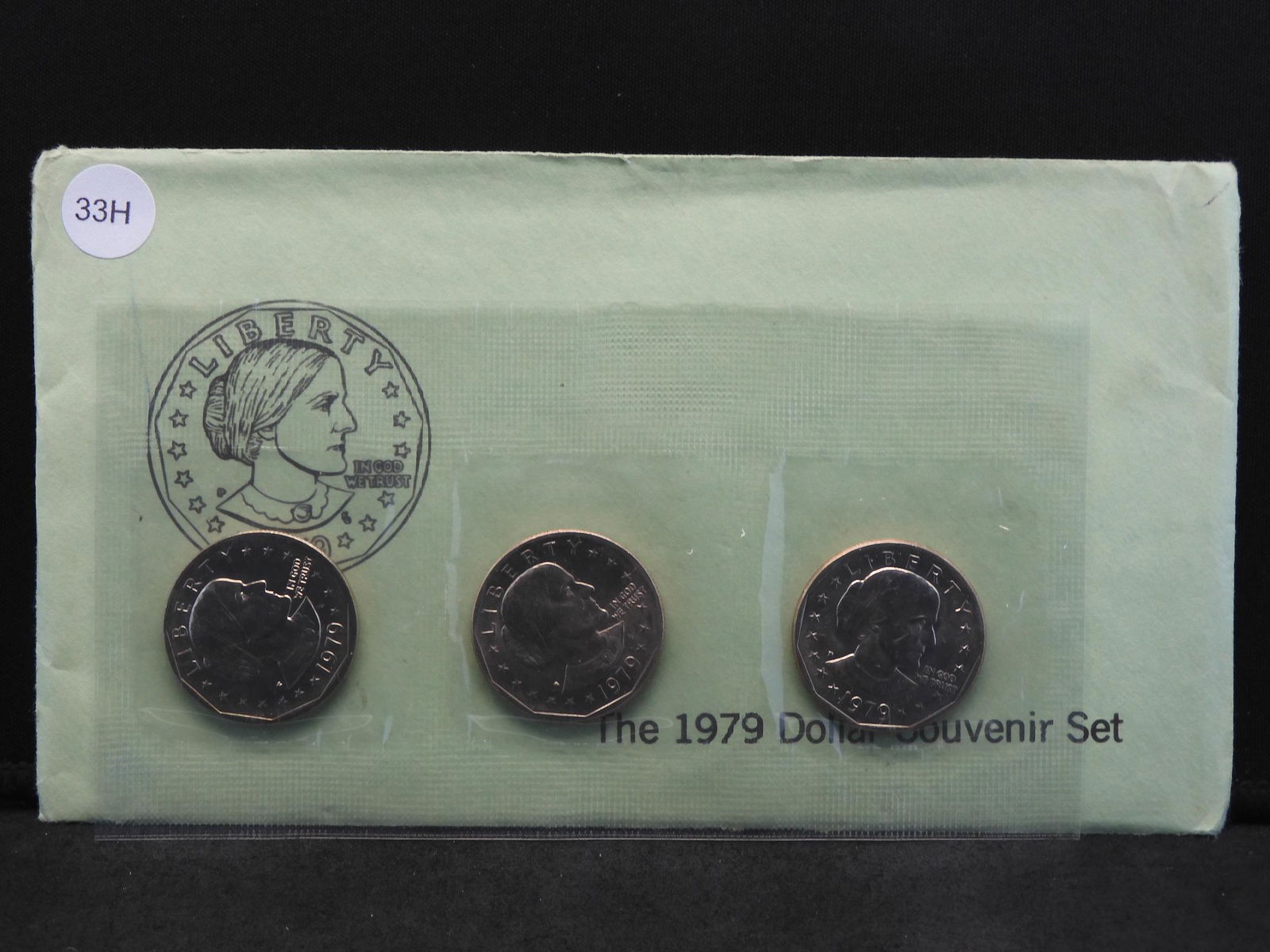 1979 Susan B. Anthony Dollar Souvenir Set with 1979 P, (1 of 3)