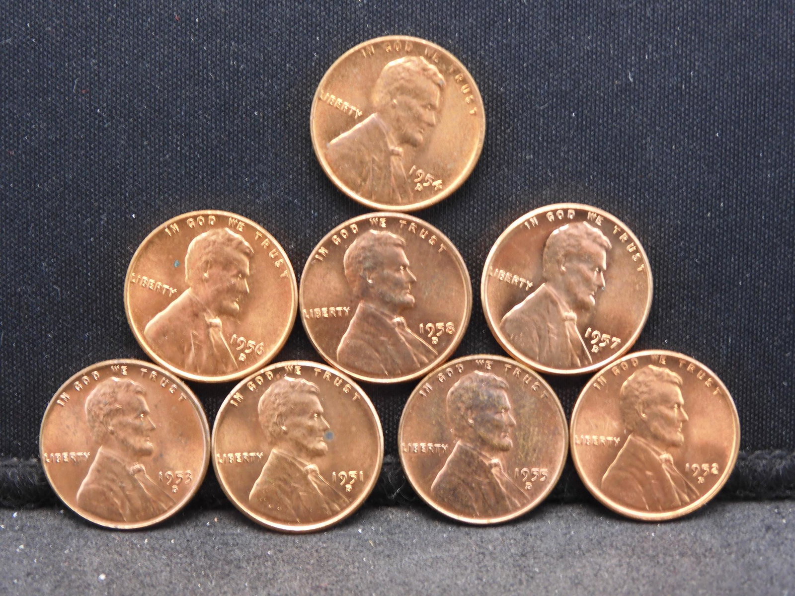 1951-D 1952-D 1953-D 1954-D 1955-D 1956-D 1957-D 1958-D (1 of 2)