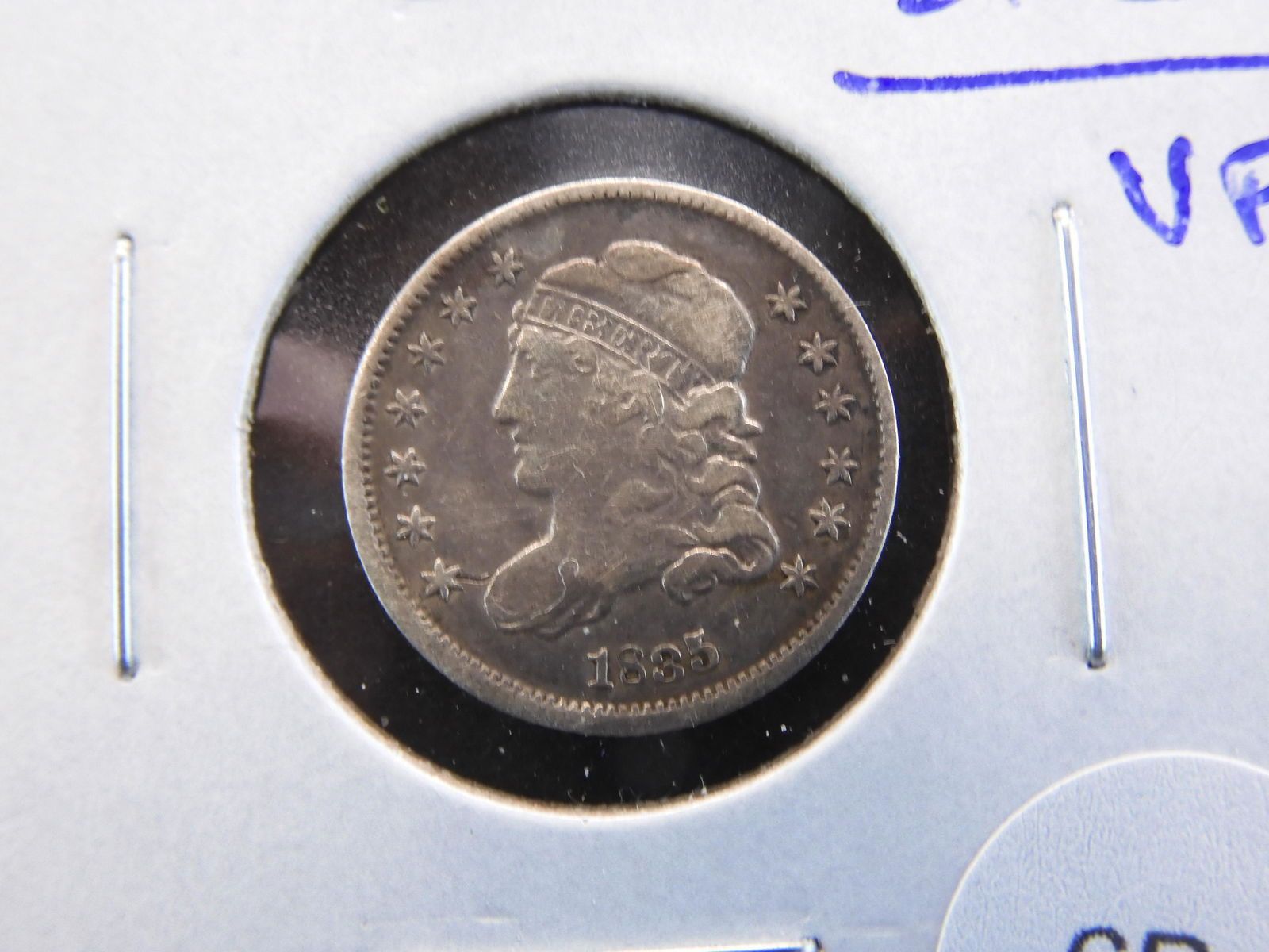 1835 Bust 1/2 Dime.  VF. (1 of 3)
