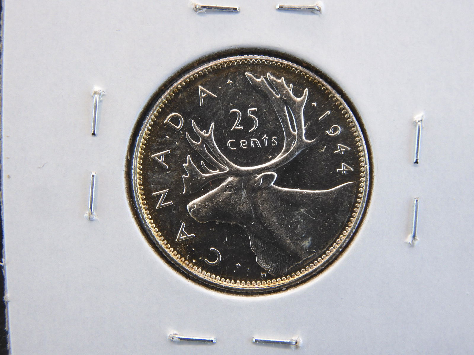 1944 Canada 25c.  Nice UNC. (1 of 3)