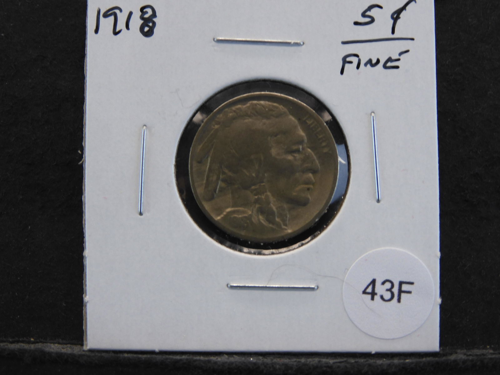 1918 Buffalo 5c.  Fine. (1 of 3)