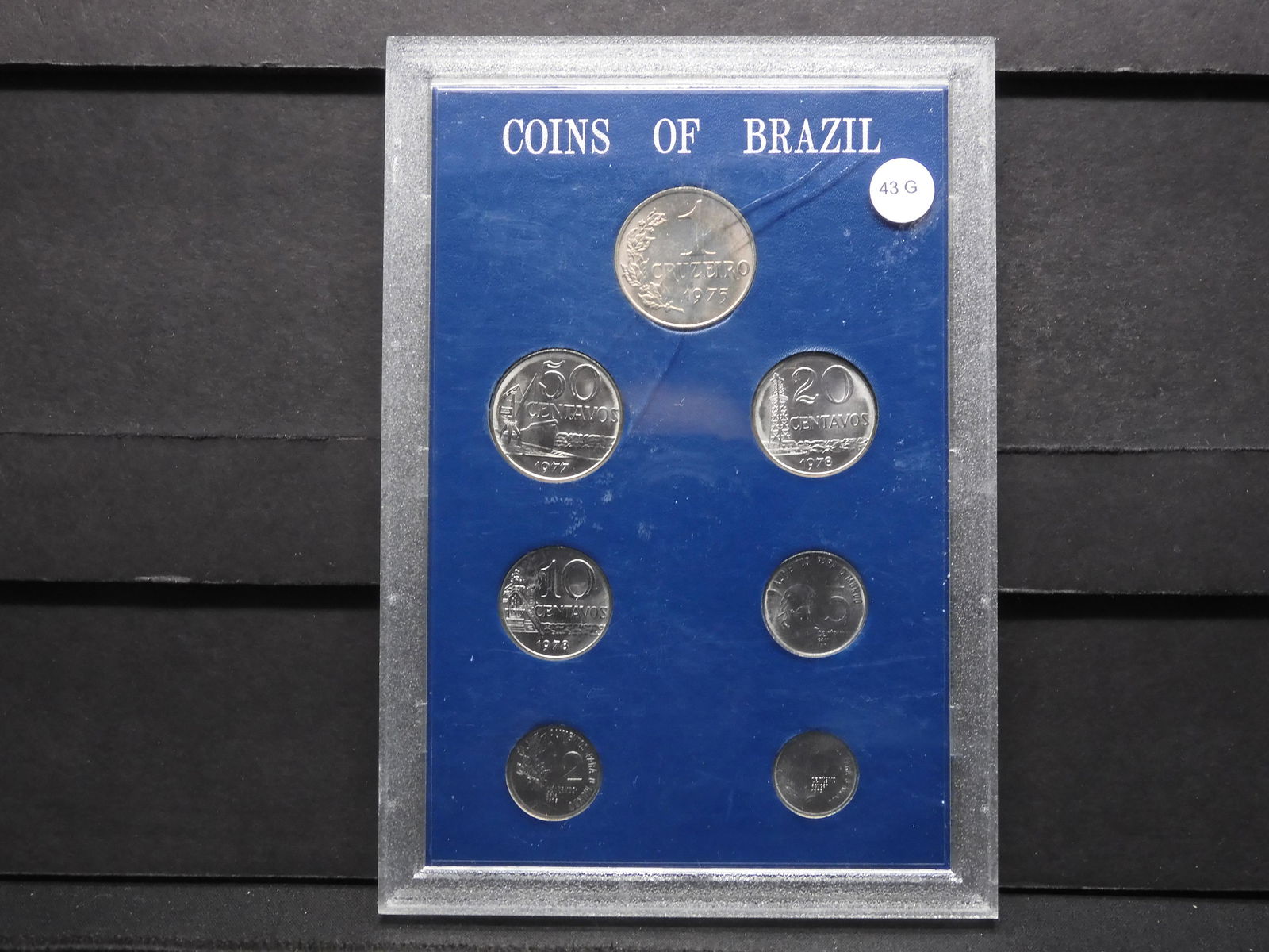 Brazil 7 Coin UNC Set. (1 of 6)