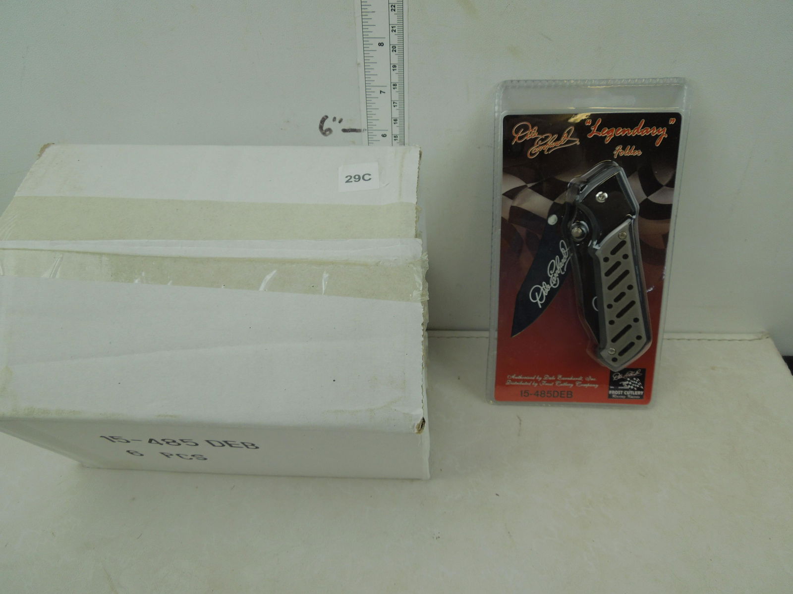 1-Box of 6 - Dale Earnhardt 4.5" Closed Folding (1 of 3)