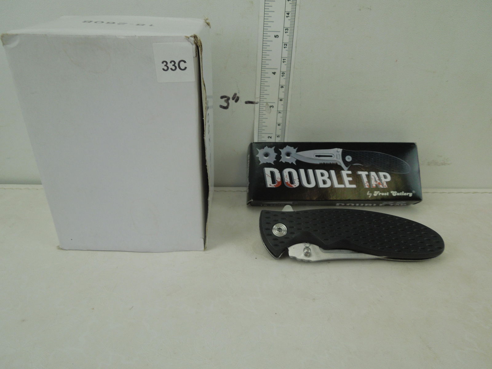 1-Box of 6 - 4.5" Closed Double Tap Pocket Knives, (1 of 2)