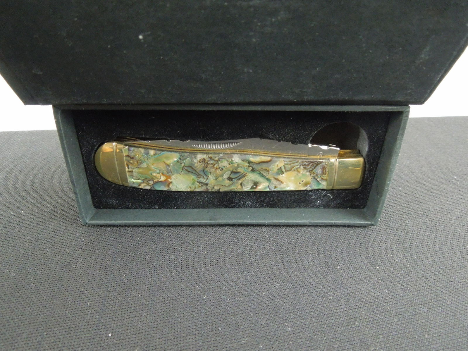 4" Closed Pocket Knife, Premier Edition Etched Blade, (1 of 1)