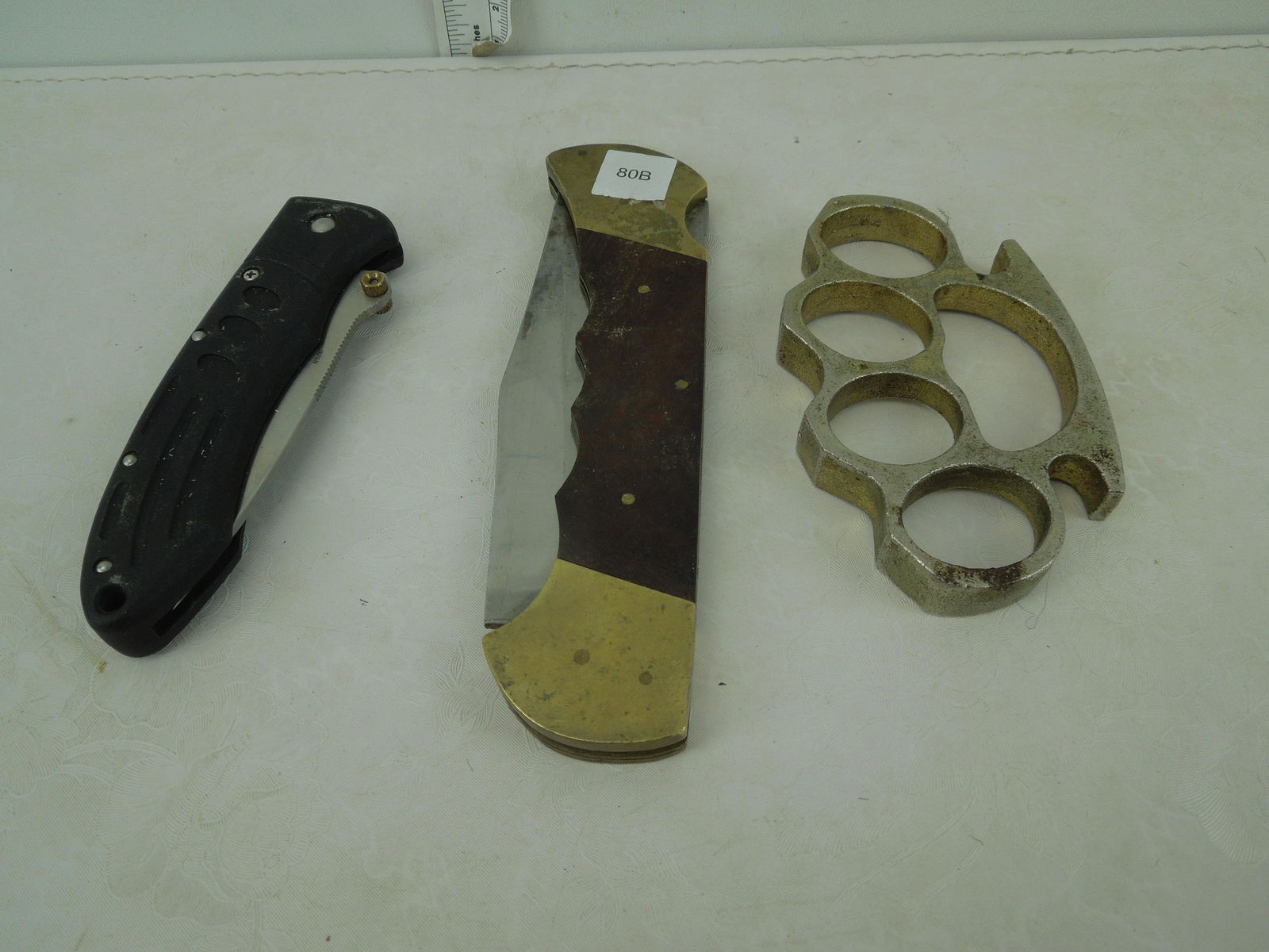 1 Tanto Style Blade Folding Knife, 8.5" Overall Length, (1 of 2)