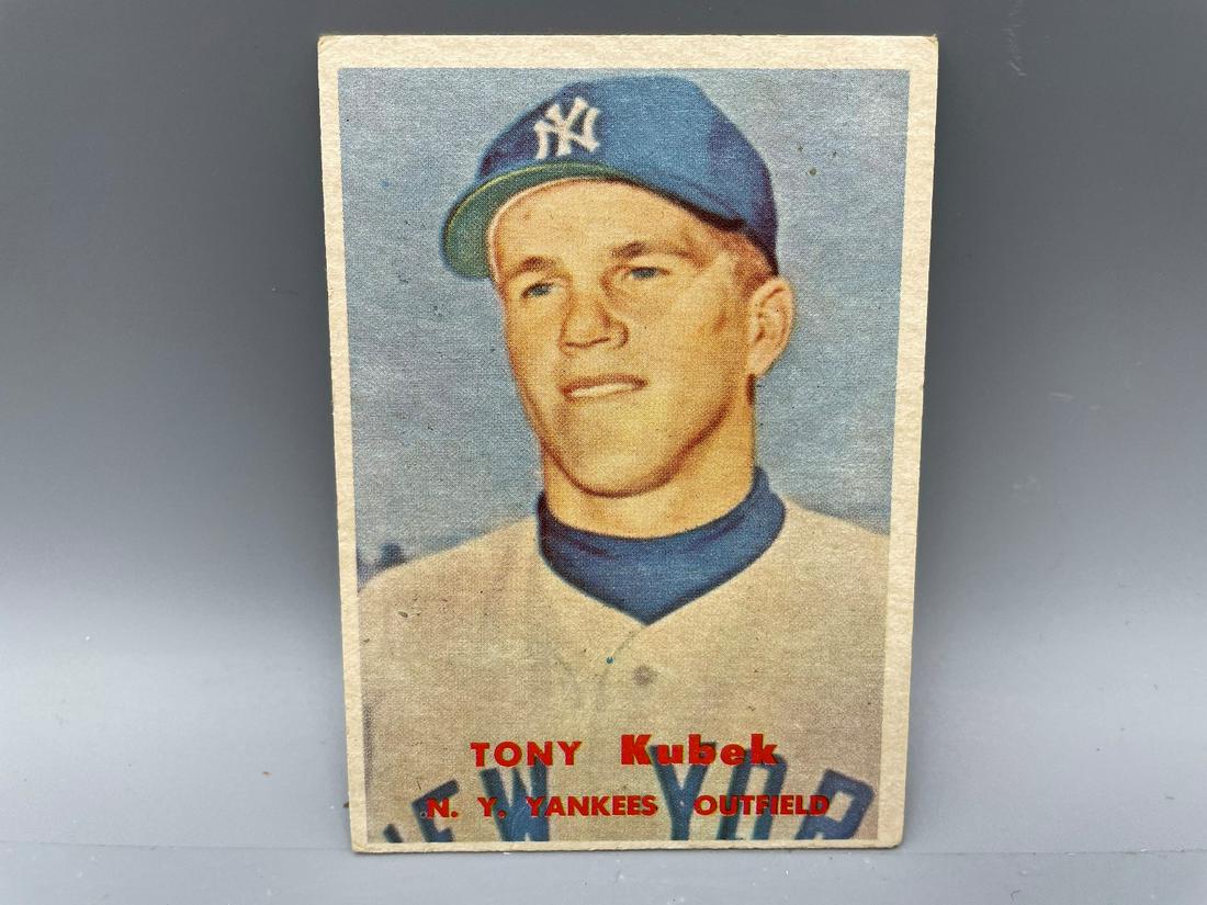 1957 Topps Tony Kubek RC #312 (1 of 2)