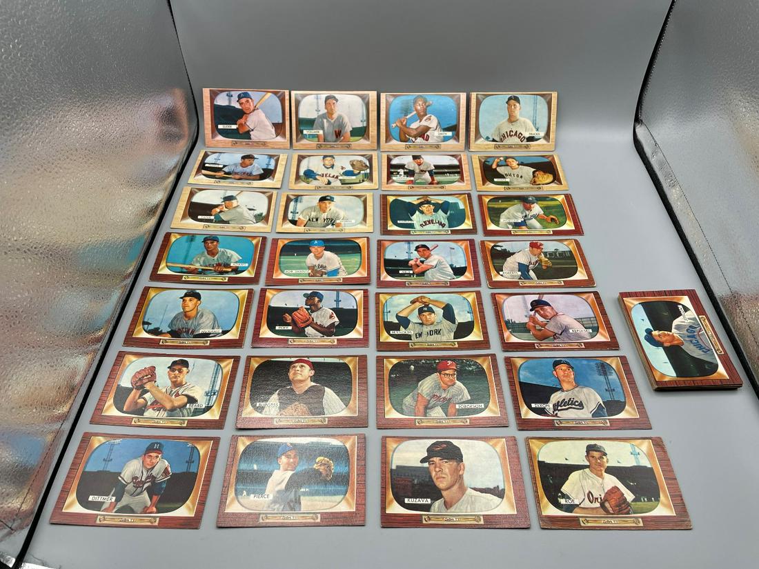 1955 Bowman Baseball Lot of 41 -Varying Conditions - (1 of 10)