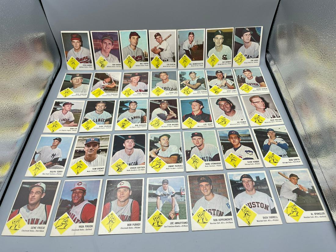 1963 Fleer Baseball Partial Set - 51 of 67 - Varying (1 of 14)