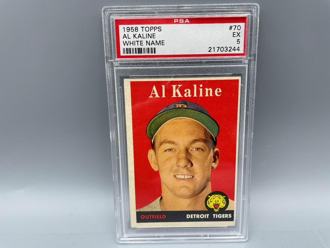 1958 Topps Al Kaline #70 PSA 5 - White Name (1 of 2)