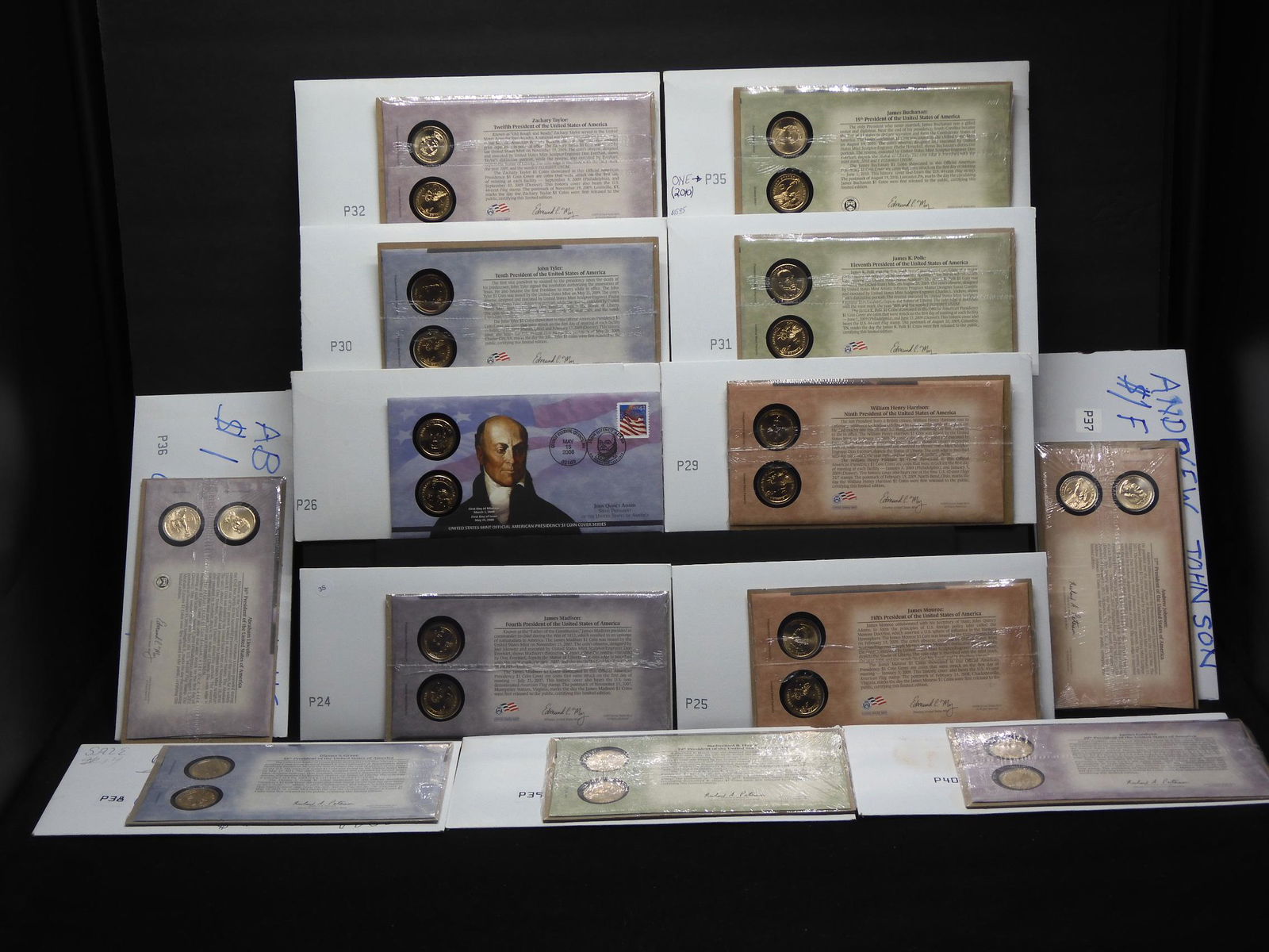 13 US Mint Official American Presidency $1 coin Cover (1 of 14)