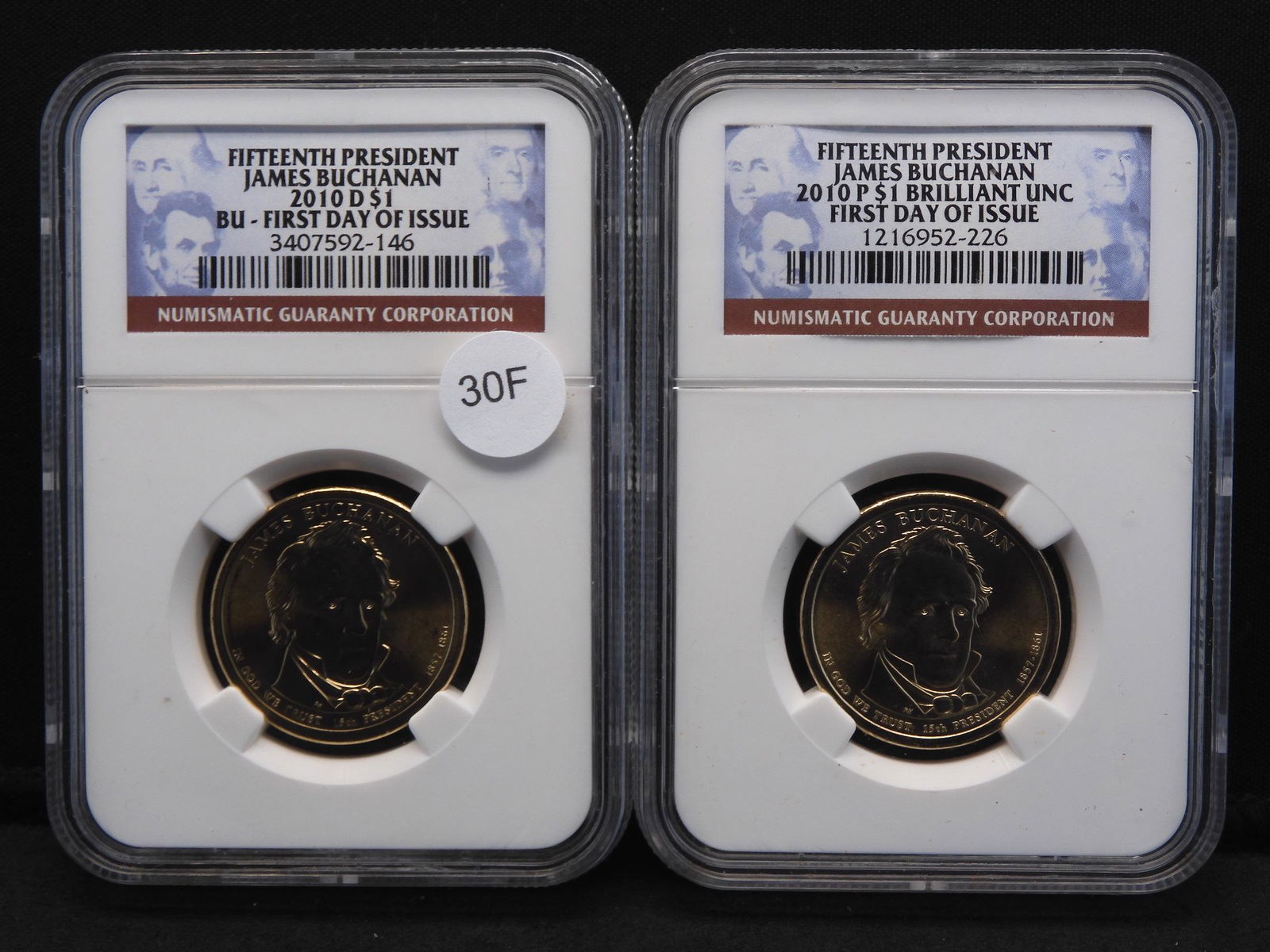 2-James Buchanan 2010 First Day of Issue presidential (1 of 9)