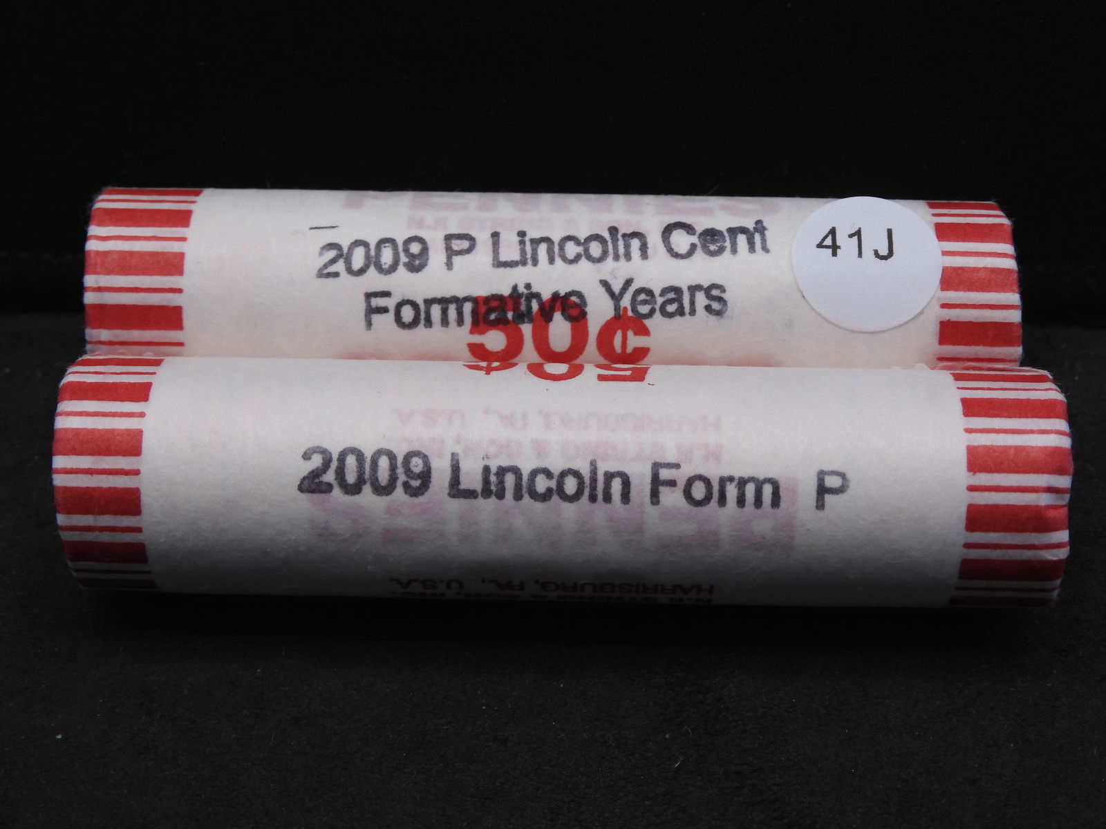 2-Rolls of 2009-P Lincoln Formative years Cents (1 of 3)
