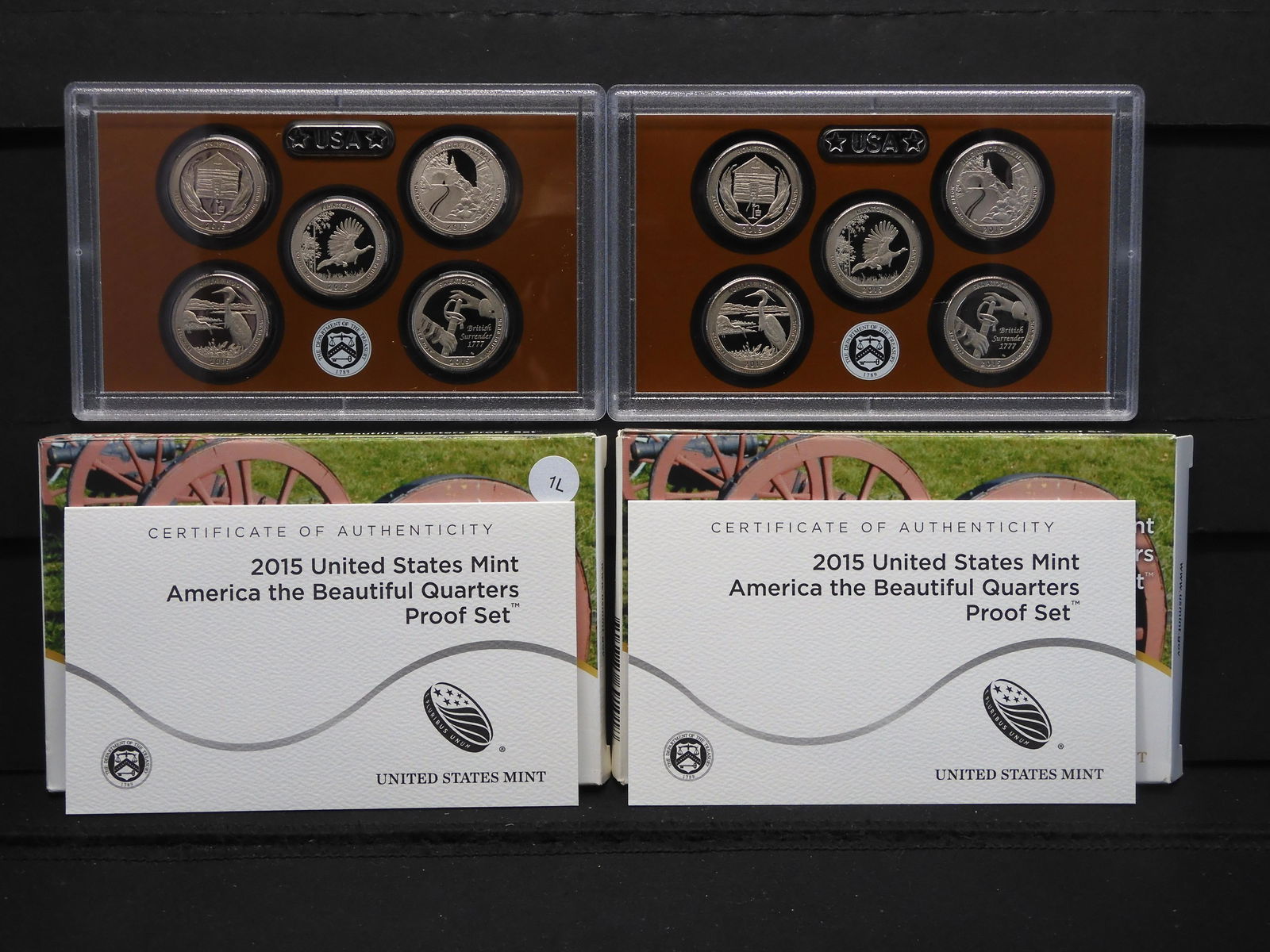 2-2015 US Mint America The Beautiful Quarters Proof Set (1 of 7)
