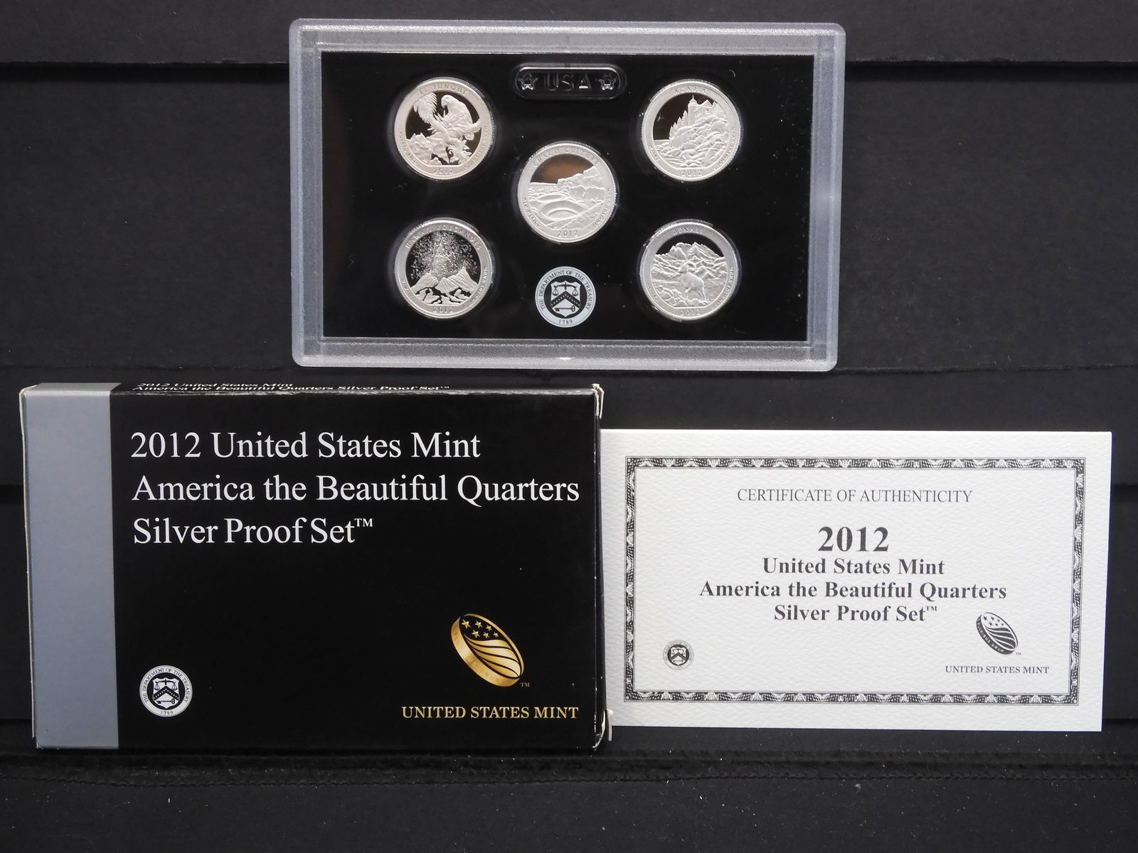 2012-S US Mint America The Beautiful Quarters Silver (1 of 4)