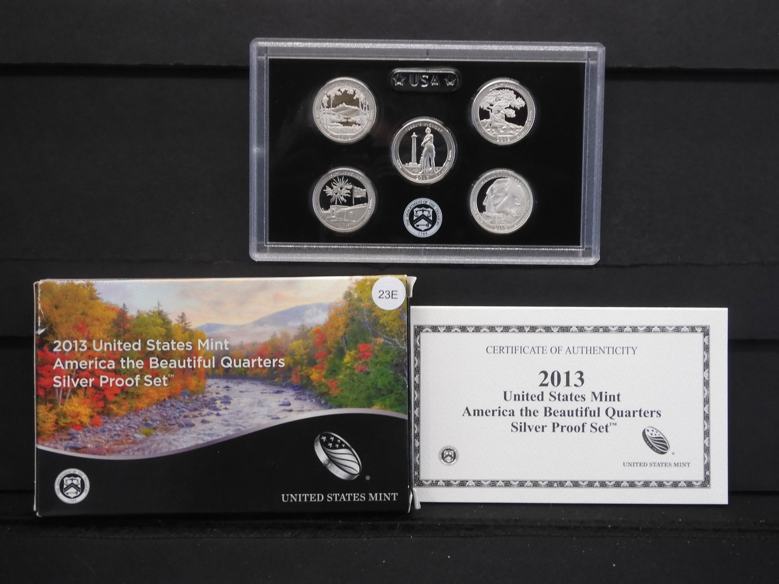 2013-S Silver US Mint America The Beautiful Quarter (1 of 4)
