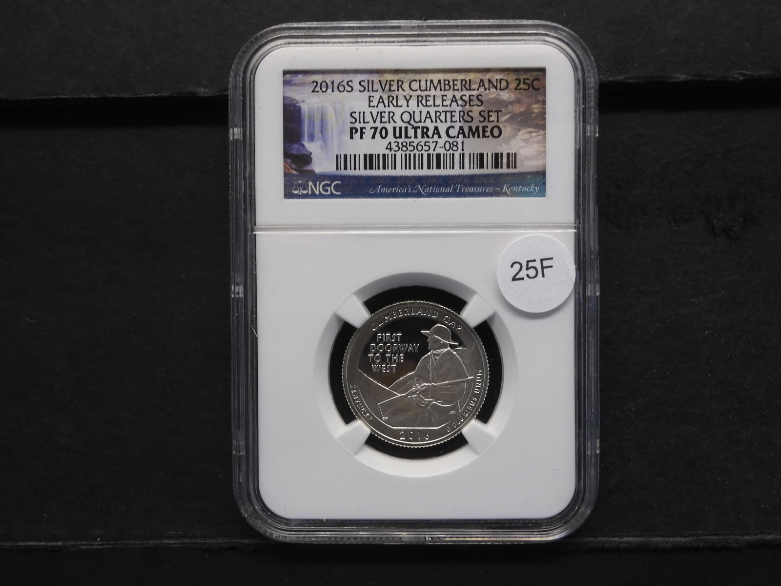 2016-S Silver Cumberland Quarter Early Releases Silver (1 of 4)